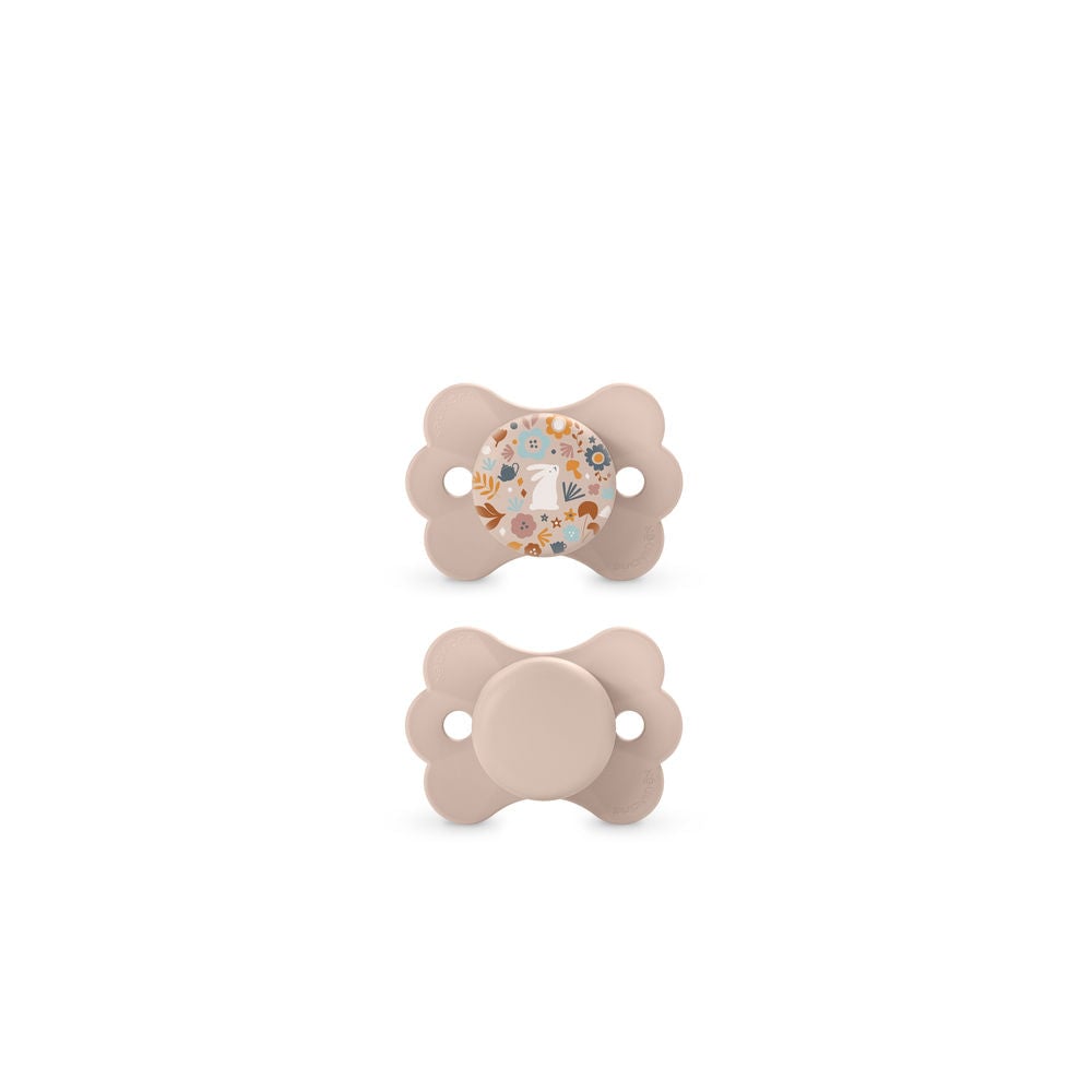 Suavinex Wonderland Butterfly SX Pro Soother 6-18 Months 2 Pack - Liberty Pink