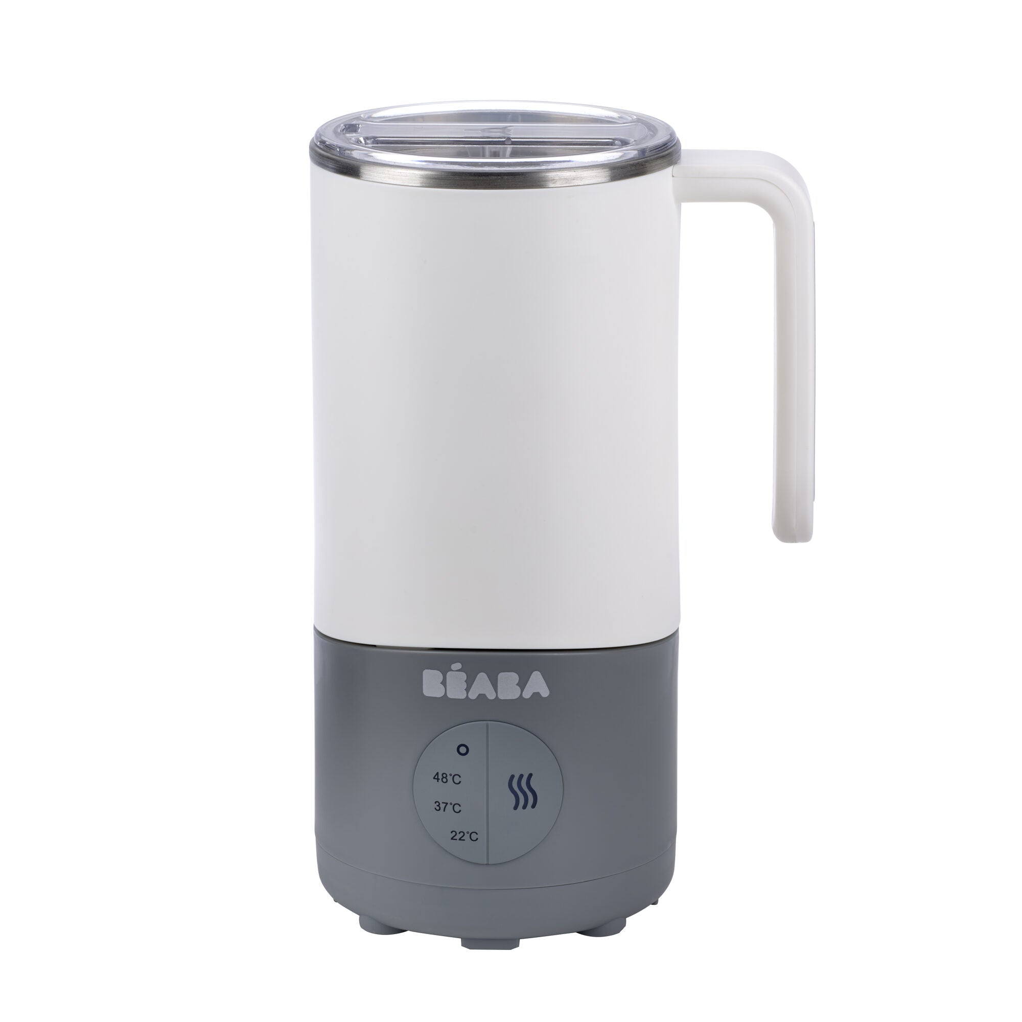 Beaba Milk Prep Bottle &amp; Drinks Preparer - White Grey