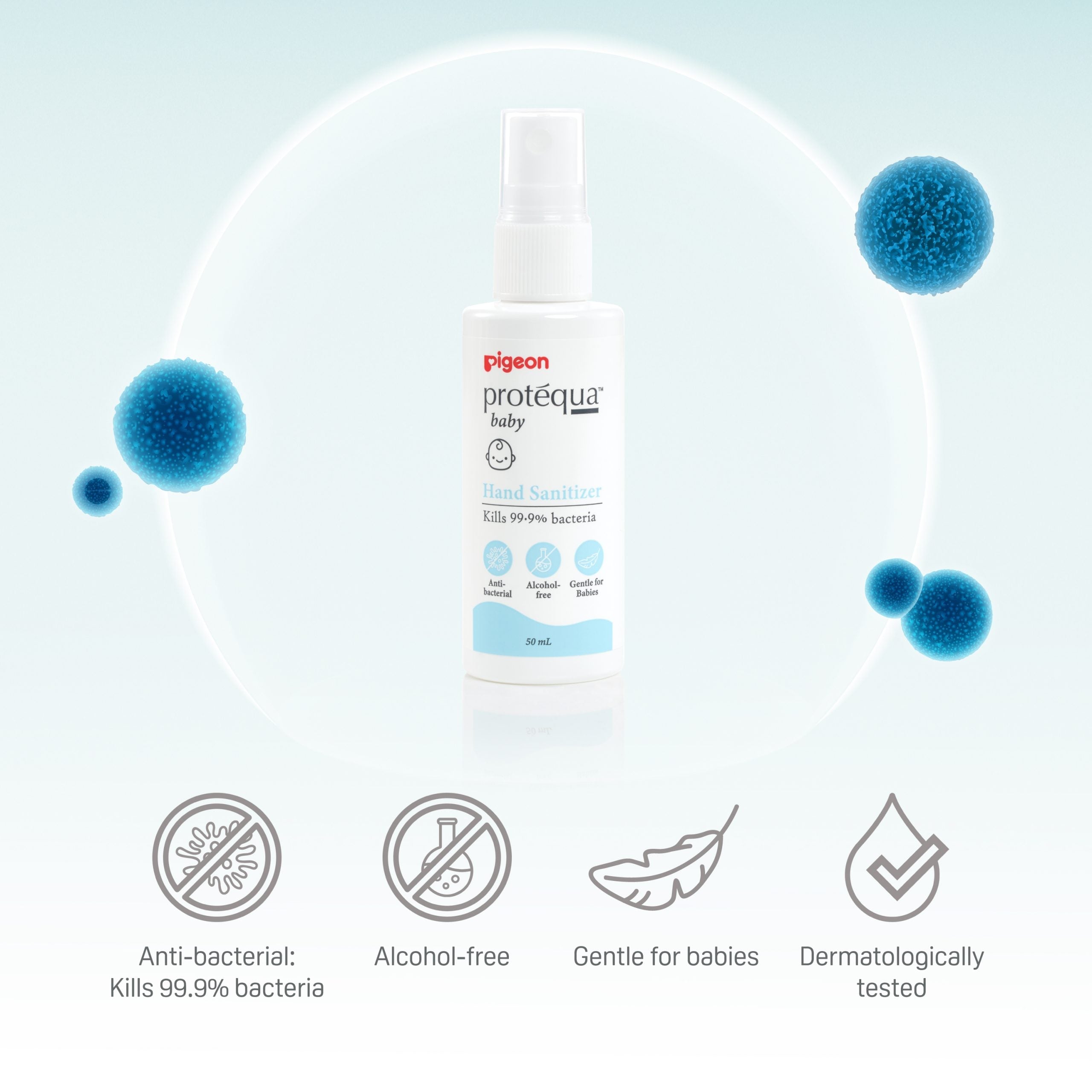 Pigeon Protequa Baby Hand Sanitizer 50ml X3