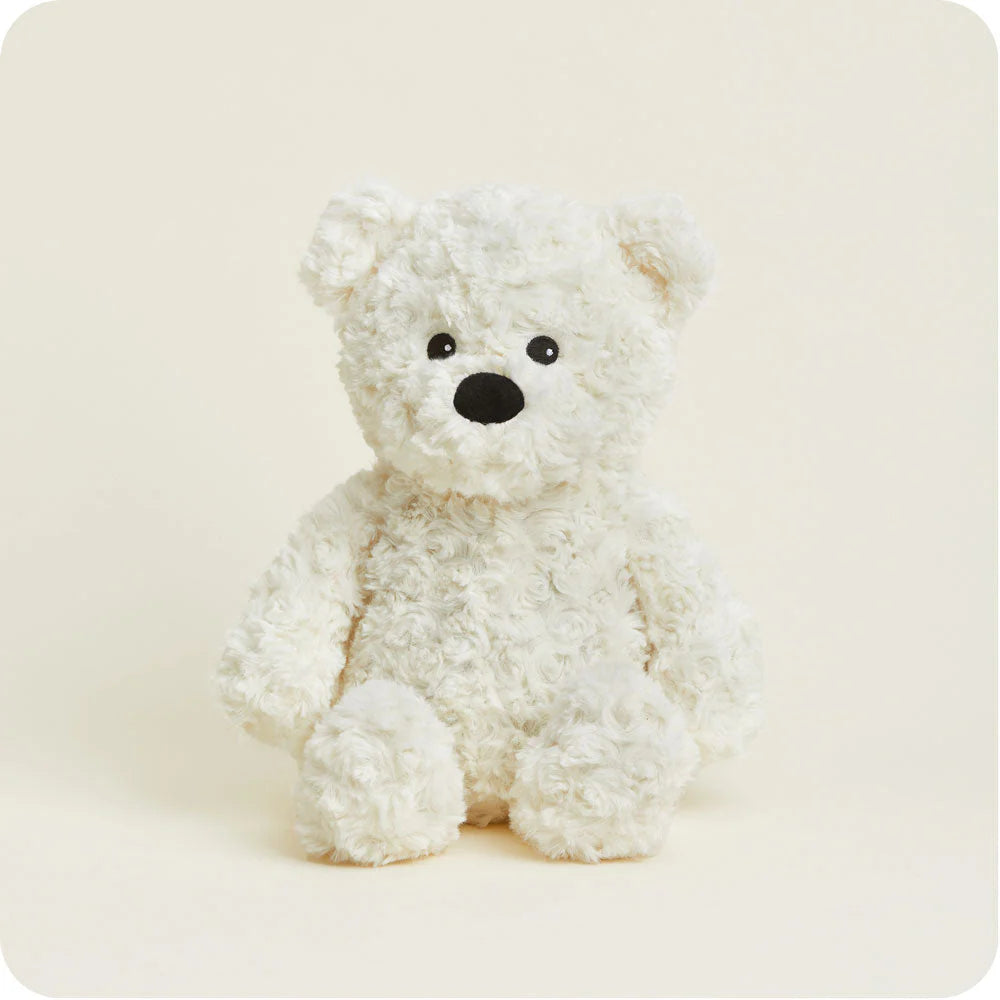 Warmies Soft Toy Cream Curly Bear