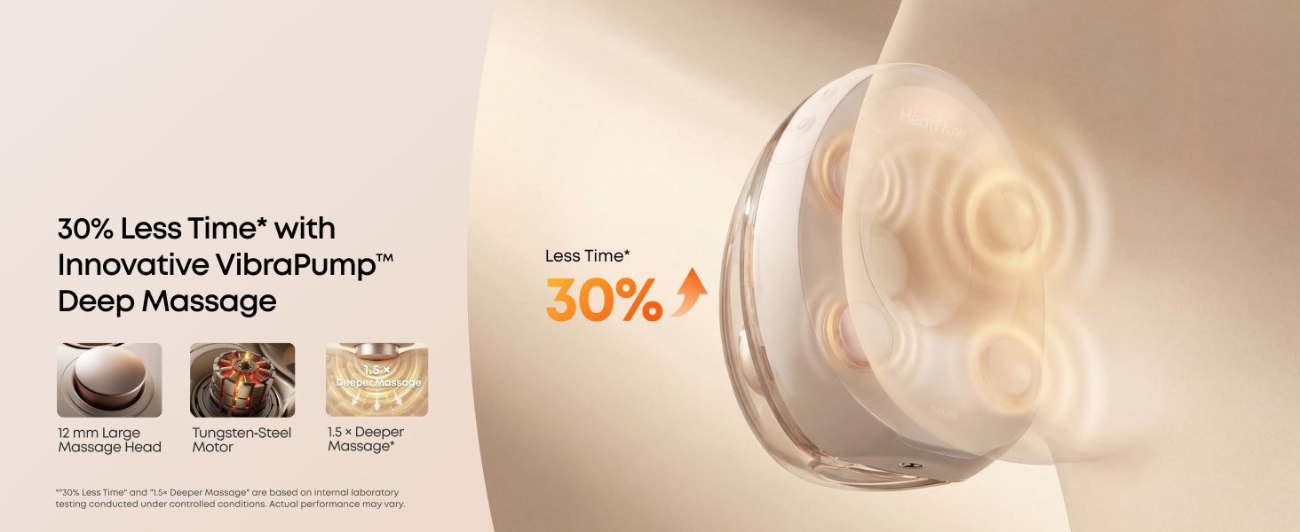eufy S2 Pro VibraPump deep massage cuts pumping time by up to 30%