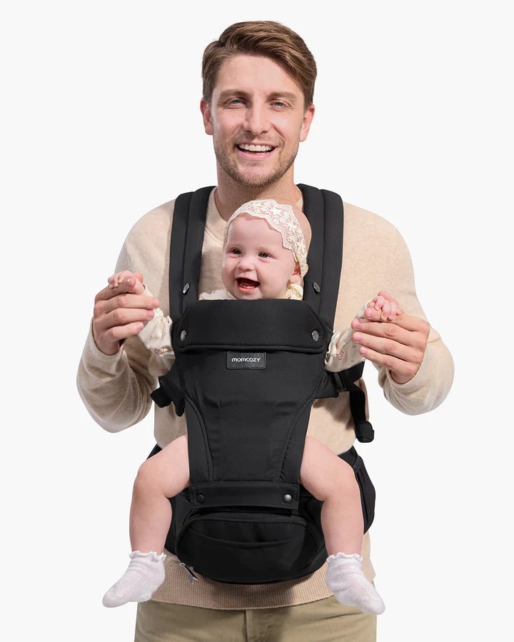 Momcozy Move2Fit 2-in-1 Hip Seat Baby Carrier Ergonomic Support