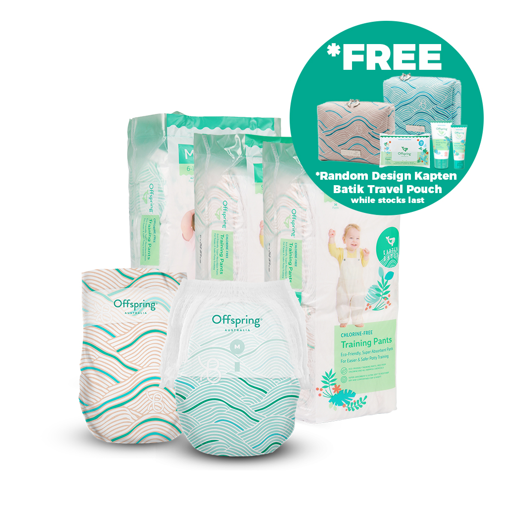 [Limited Edition] Offspring® x Kapten Batik Fashion Diapers (3 Pack Bundle)