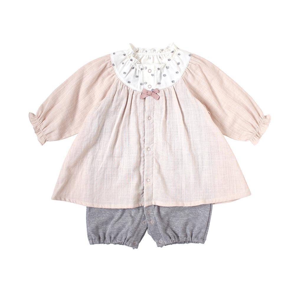 Hoppetta Tunic Coverall Water Polka - Pink (Web Shop Exclusive)